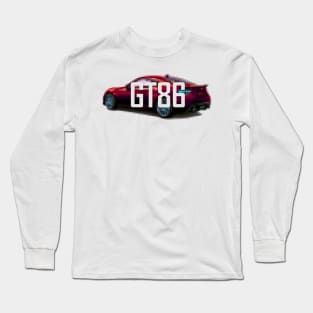 GT86 PIXEL RED Long Sleeve T-Shirt